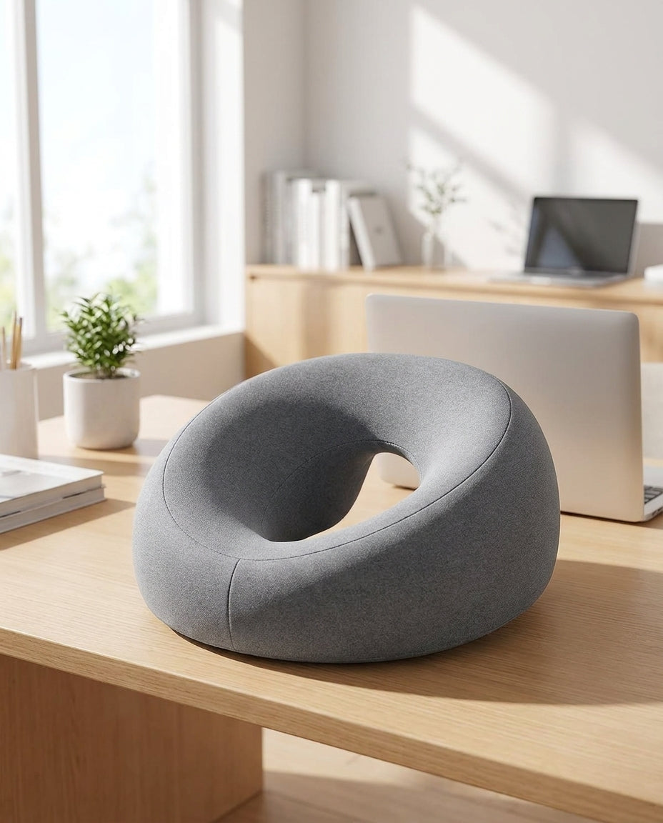 Sitzkissen fürs Büro Memory-Schaum, rutschfeste Unterseite – life