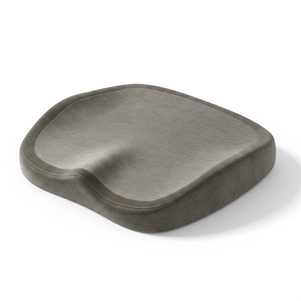 Ergonomisches Sitzkissen in U-Form – Zweifarbig Grau – Produktansicht