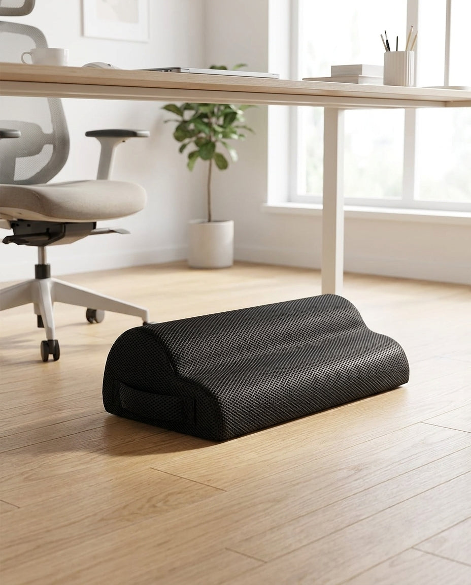 Lendenkissen Atmungsaktiver Mesh-Bezug, ergonomische – schwarz – life