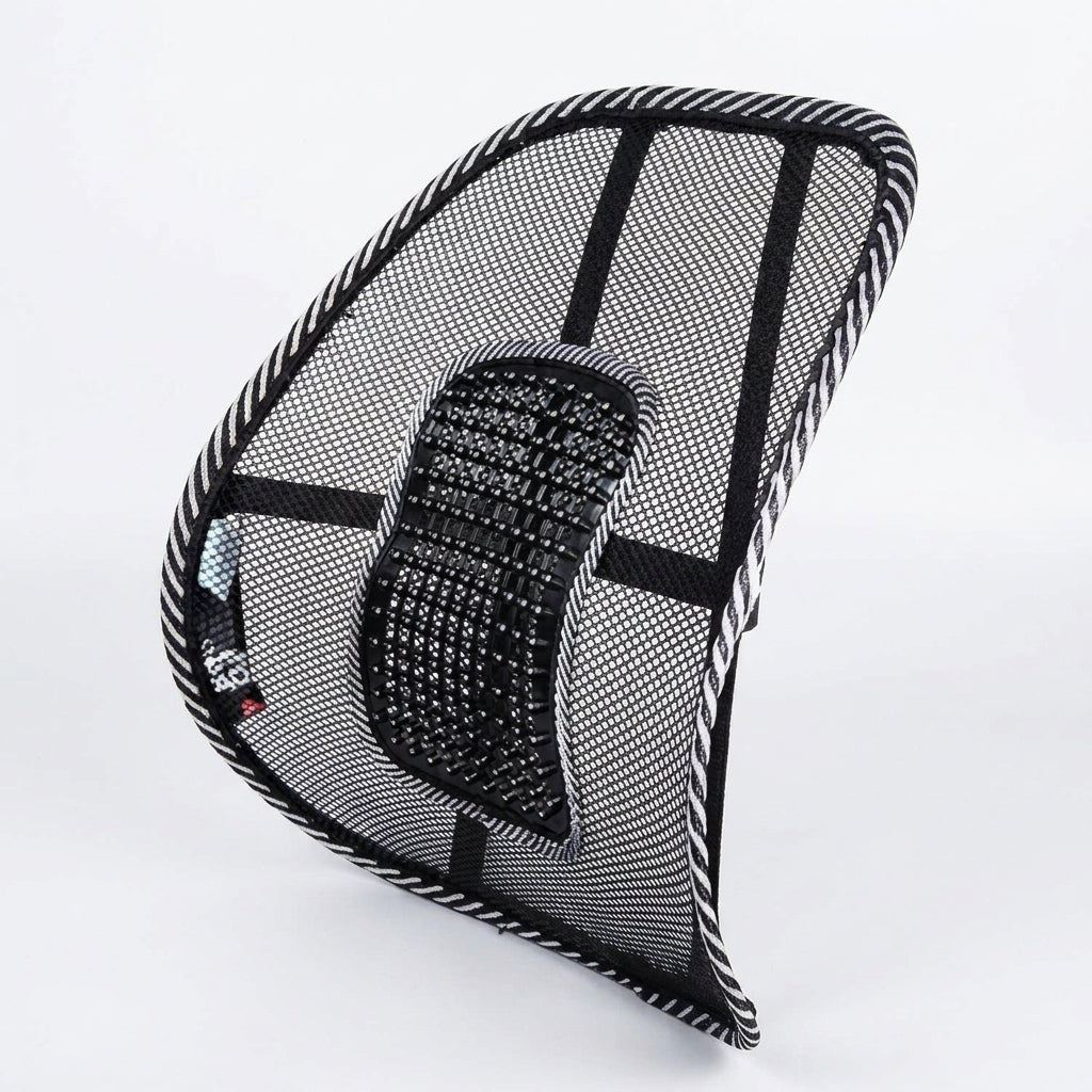 Lendenkissen Atmungsaktives Netzgewebe, Massagepad – schwarz – studio