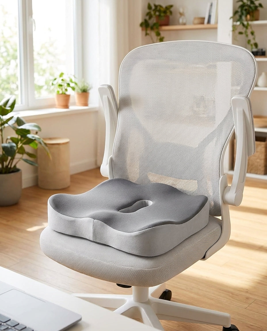 Auto-Sitzkissen Konturierte U-Form – Grau – life