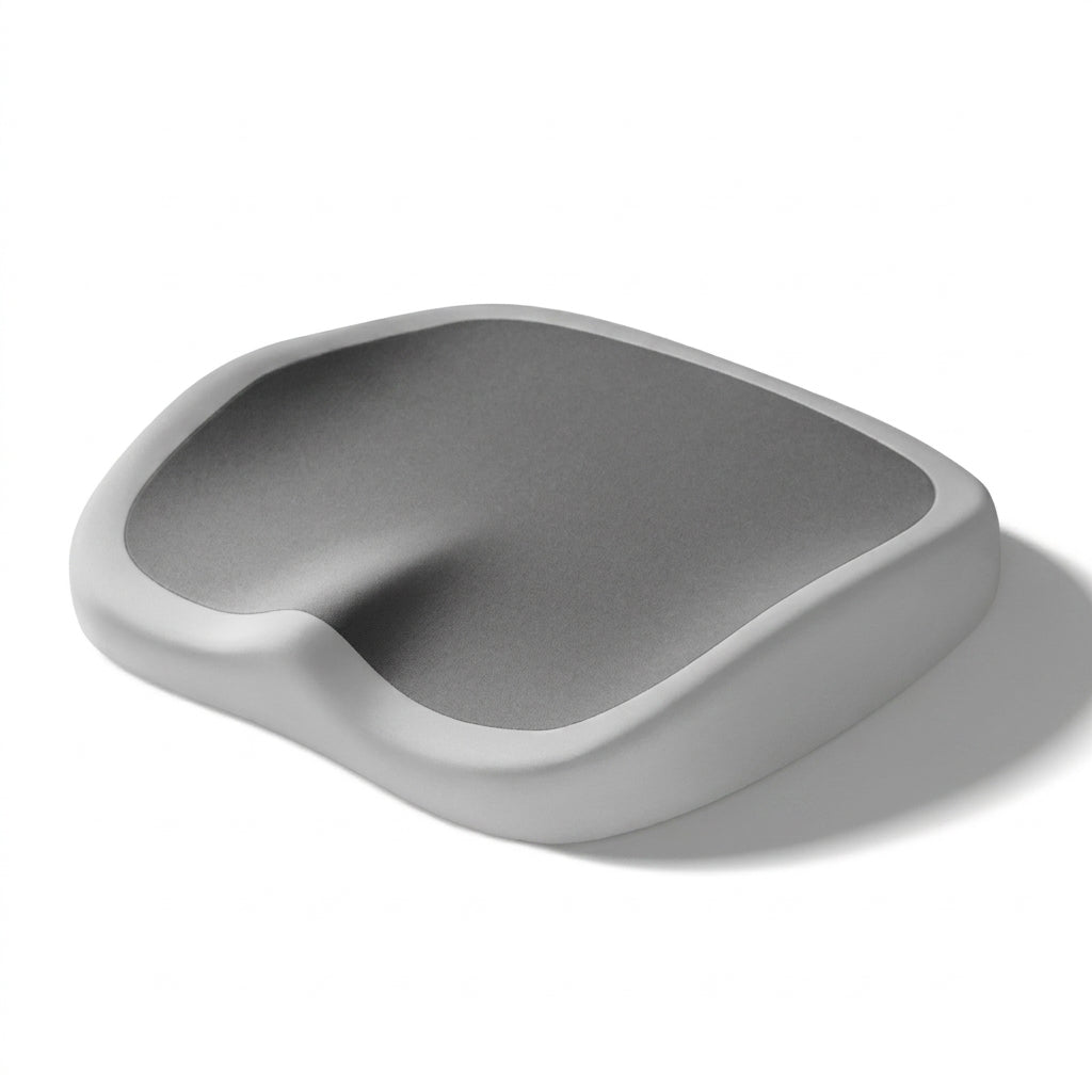 Orthopädisches Sitzkissen Ergonomische U-Form – Zweifarbig Grau – hero