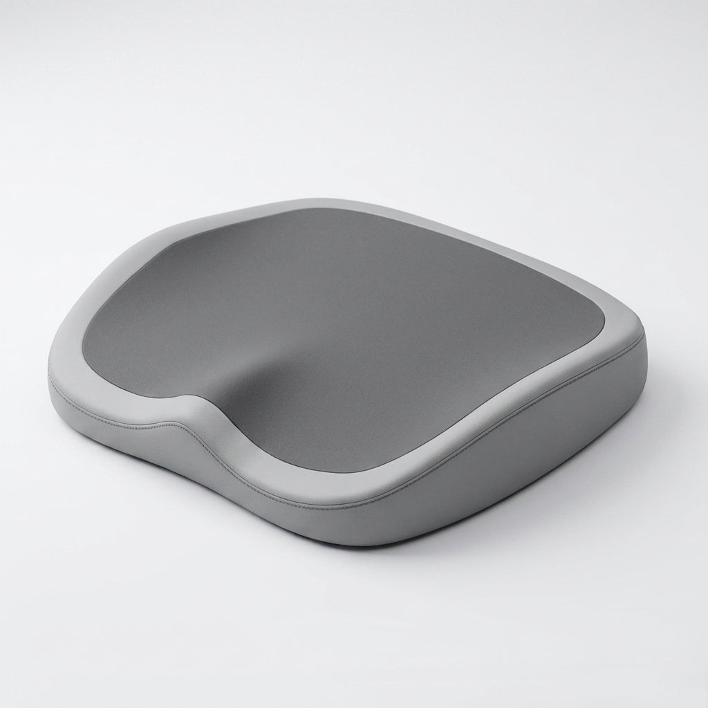 Orthopädisches Sitzkissen Ergonomische U-Form – Zweifarbig Grau – studio