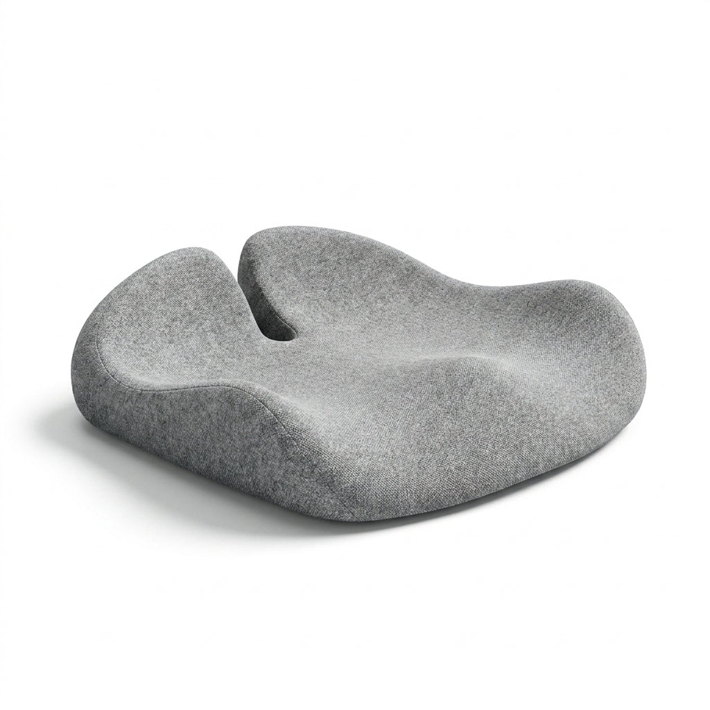 Steißbein-Sitzkissen Ergonomische Kontur – Grau – hero